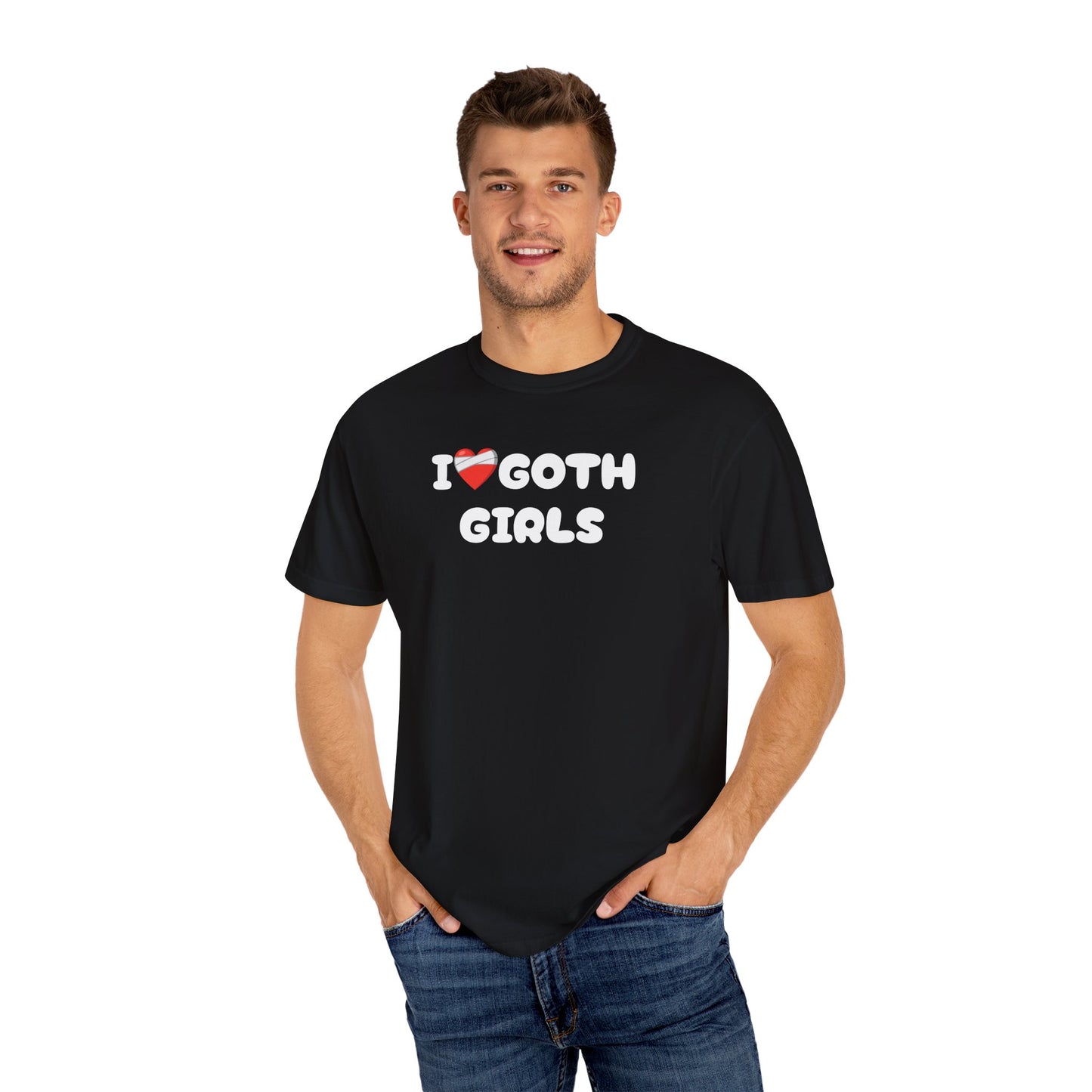 i love goth girls tee