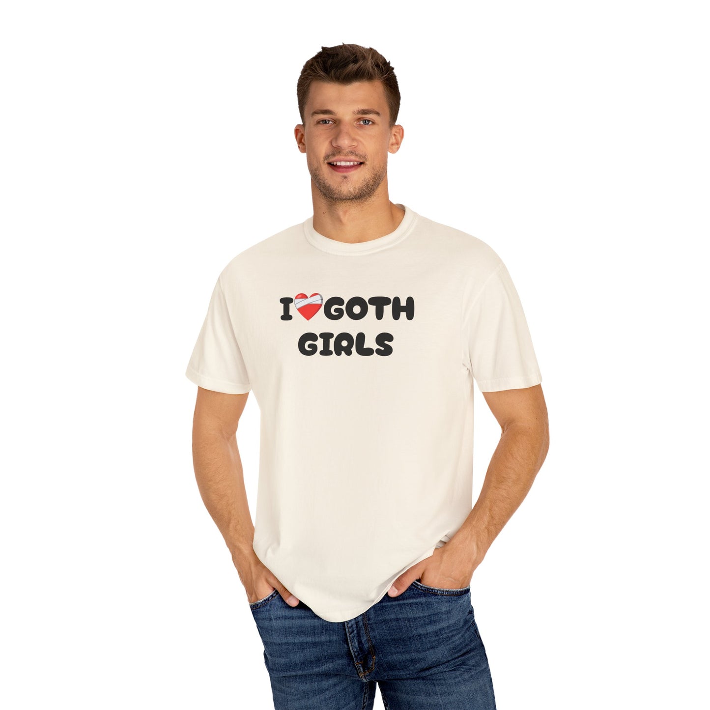 i love goth girls tee