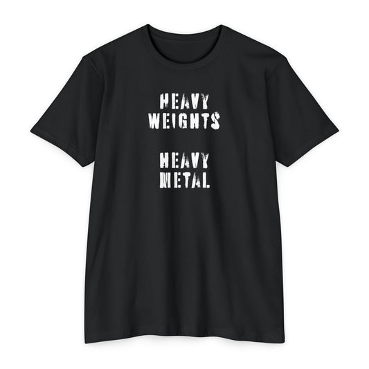 (Fitted) heavy weights heavy metal tee